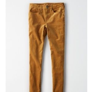 American Eagle High Waisted Corduroy Jegging